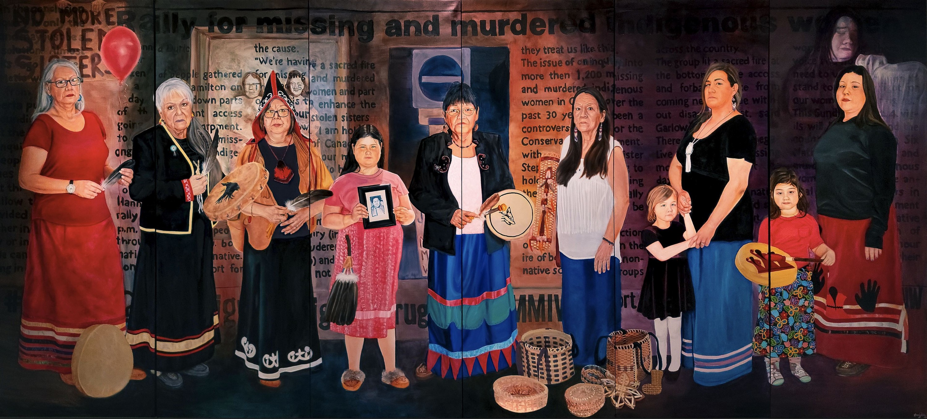 MMIWG commemorative mural