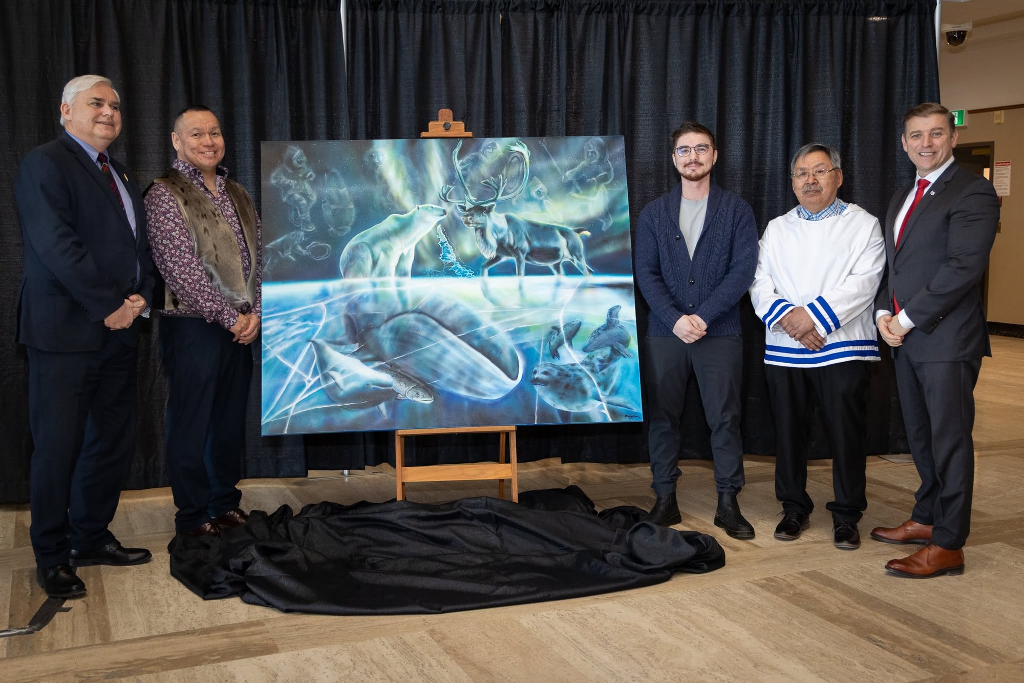 Unveiling ceremony at Confederation Building, March 12, 2025.